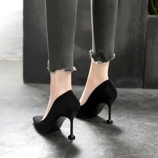 [HÀNG CÓ SẴN] Giày cao gót da lộn 9cm BIG SIZE [ 40-41-42-43]