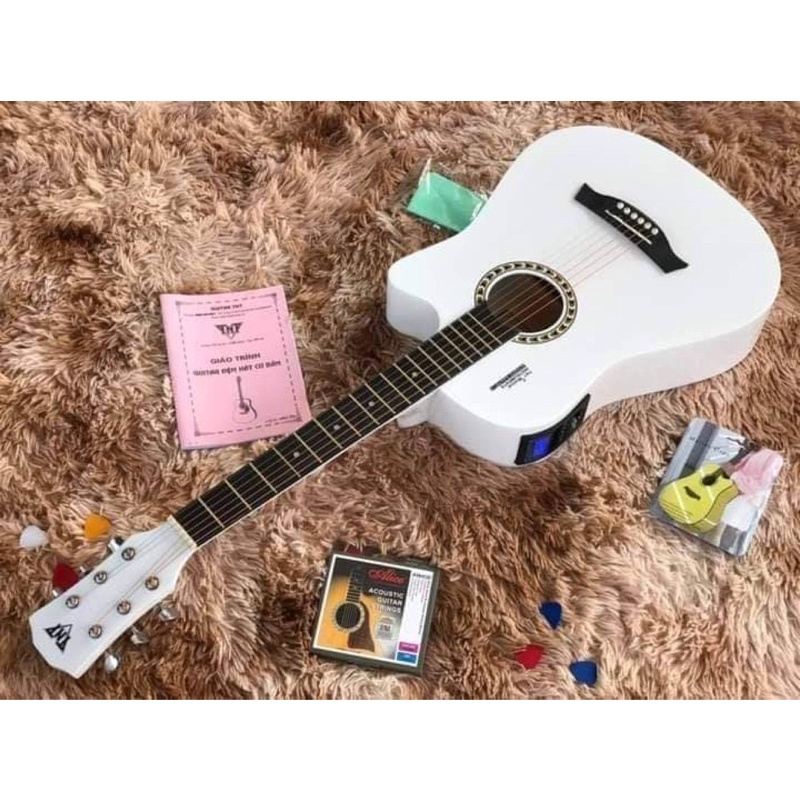 guitar acoustic T70 bản eq kiết nối ra loanhiều phần quà hấp dẫn lên đến 10 món phụ kiện cho khách hàng thân yêu