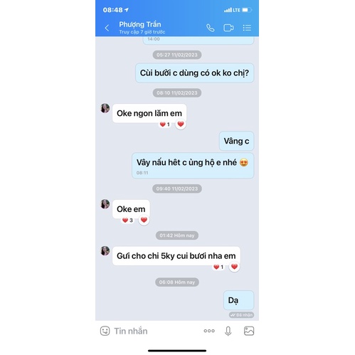 Cùi bưởi Năm roi khô đã khử đắng 50 gr túi hut ck