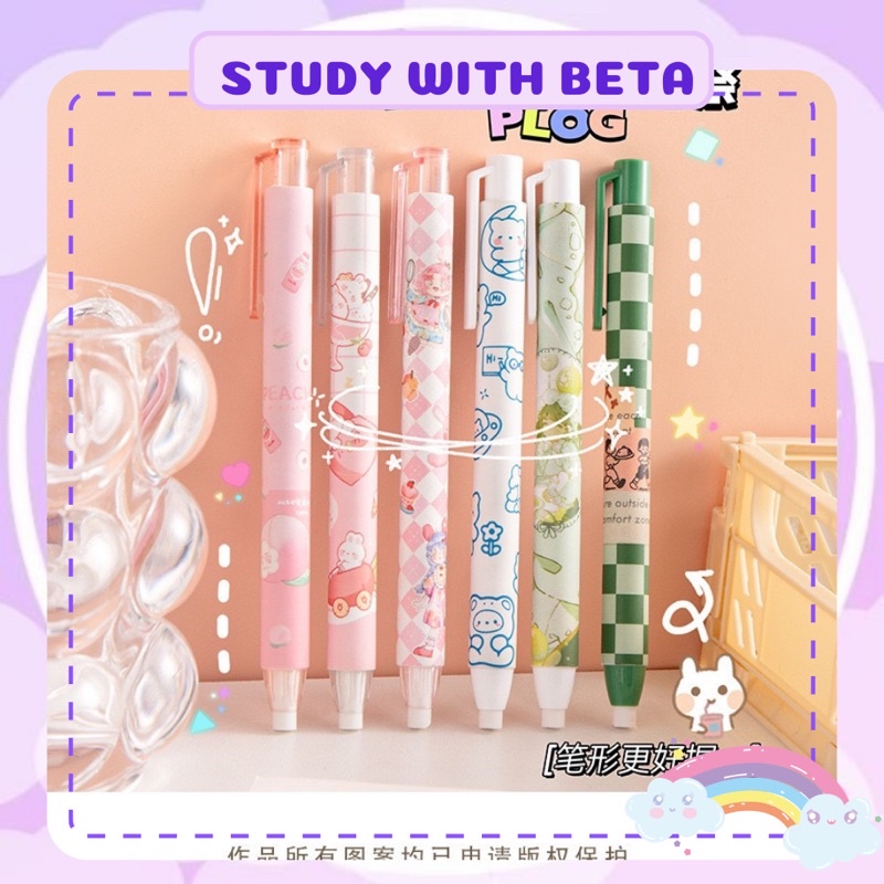 Tẩy hình bút bấm siêu tiện lợi cute nhiều hình