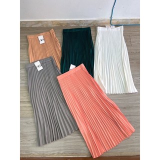 CHÂN VÁY XẾP LY NHIỀU MÀU