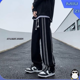 Quần ống rộng nam nữ họa tiết kẻ sọc cực chất, quần dài Miuzi dáng xuông hottrend, quần dài phong cách hàn quốc DT179