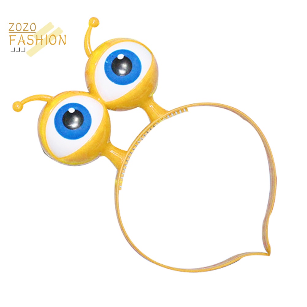 Băng Đô Cài Tóc Hình Đôi Mắt Người Ngoài Hành Tinh Có Đèn LED Phát Sáng