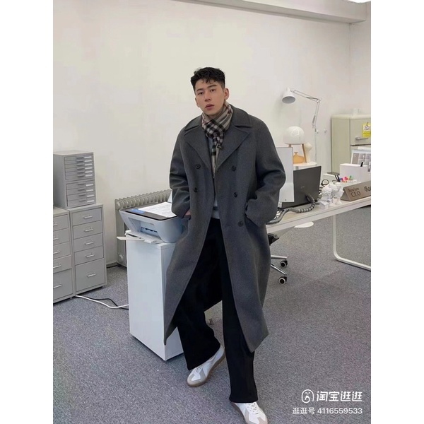 Áo dạ măng tô dáng dài