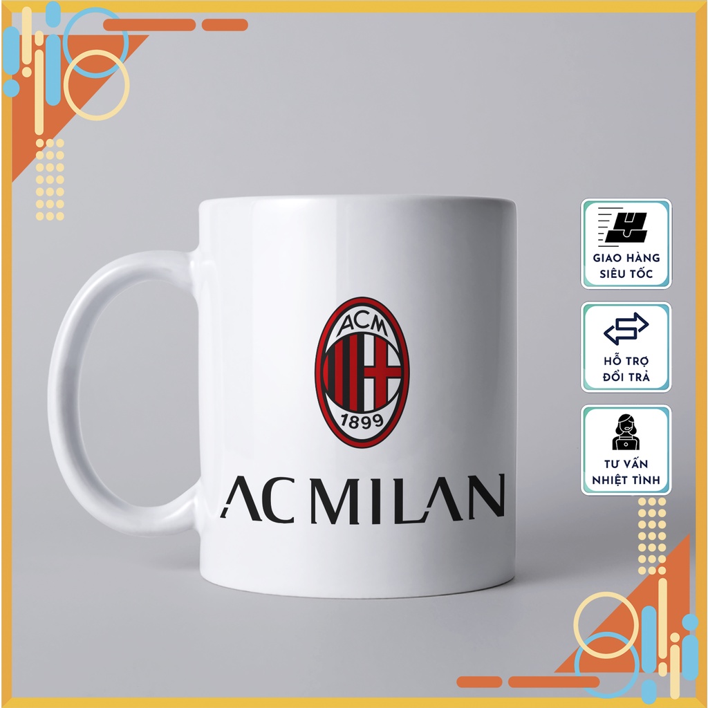 Bộ Sưu Tập 18 Mẫu Cốc Sứ Ly Sứ In Hình AC MILAN