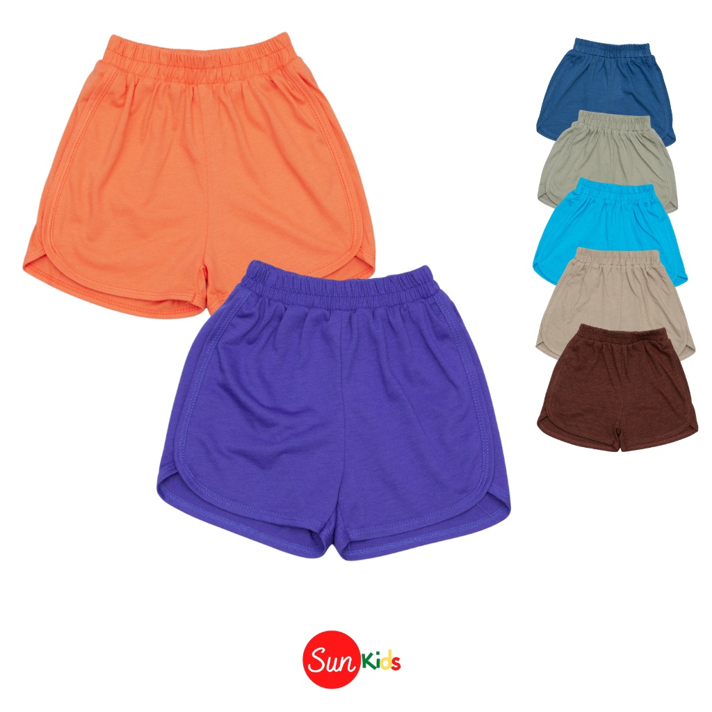 Quần đùi bé gái SUNKIDS, size 9-14 tuổi, quần đùi cho bé chất cotton mềm mát,  nhiều màu