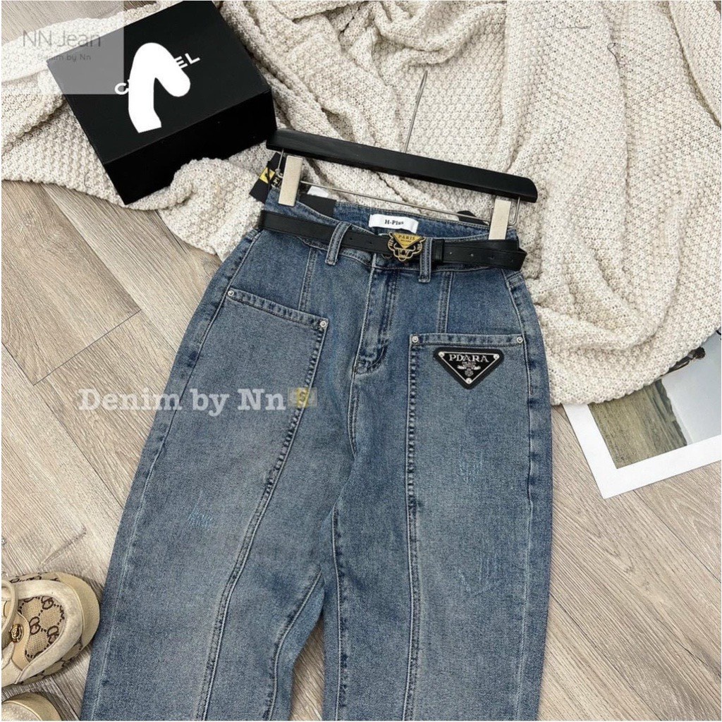 Quần baggy bò Prada M-Chou siêu dễ mix đồ