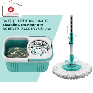 Bộ Lau Nhà Xoay 360 Độ Sunhouse Happy Time Bảo Hành 6 Tháng