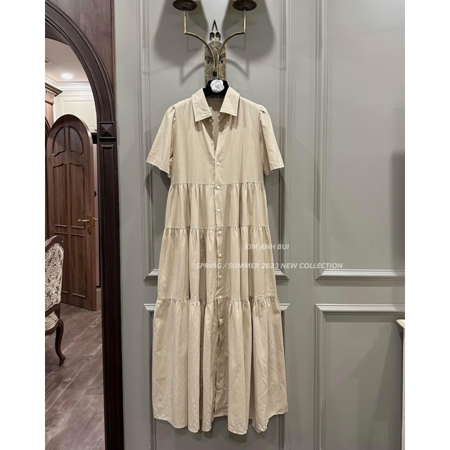 Váy Sơmi Dáng Dài Kim Anh Bùi