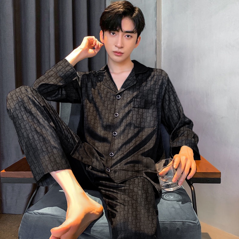 Bộ pijama nam nữ THE 1997 MENSWEAR chất lụa Tô Châu cao cấp mịn mát DID1