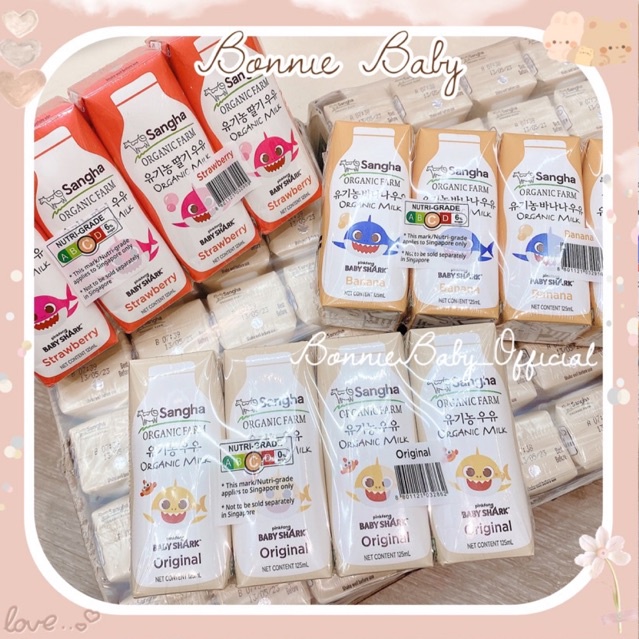 Sữa Tươi Hữu Cơ Maeil SangHa Farm Hàn Quốc - Lốc 4 hộp 125ml