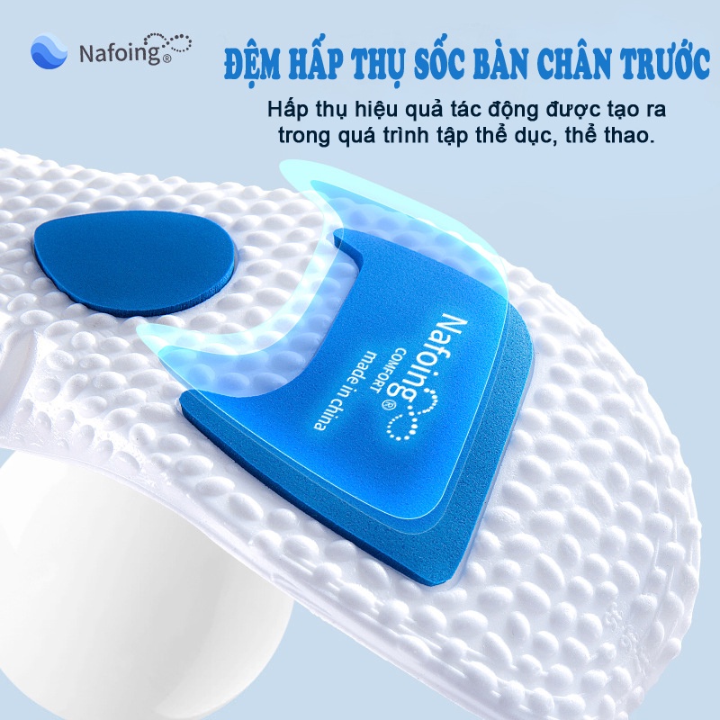 Lót Giày Thể Thao Cao Cấp Nafoing Siêu Êm Chân, Chống Sốc cho Nam Nữ
