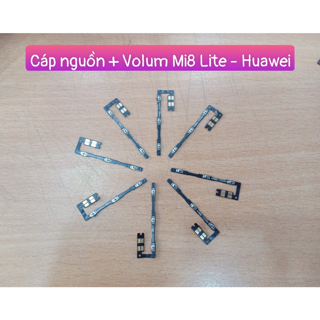 Cáp Nguồn + Volum Mi8 Lite