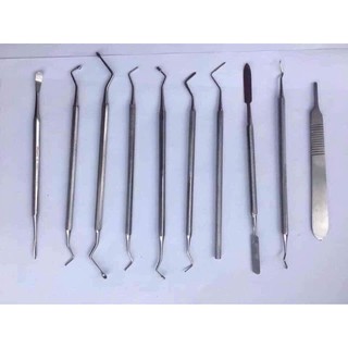 DỤNG CỤ HÀN RĂNG NHA KHOA (đo túi lợi, bóc tách nướu, cây nhồi, nạo ngà, bay inox…)