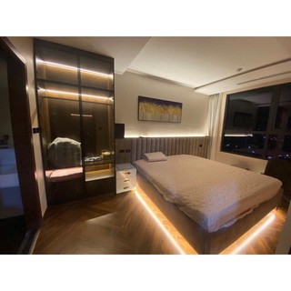 Dây led 12v trang trí kệ tủ bếp, dây led chính hãng asia, bh 1 năm