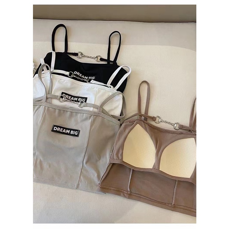 Áo Bra 2 Dây Có Mút Đệm Ngực Ôm Dáng Cho Nữ B864
