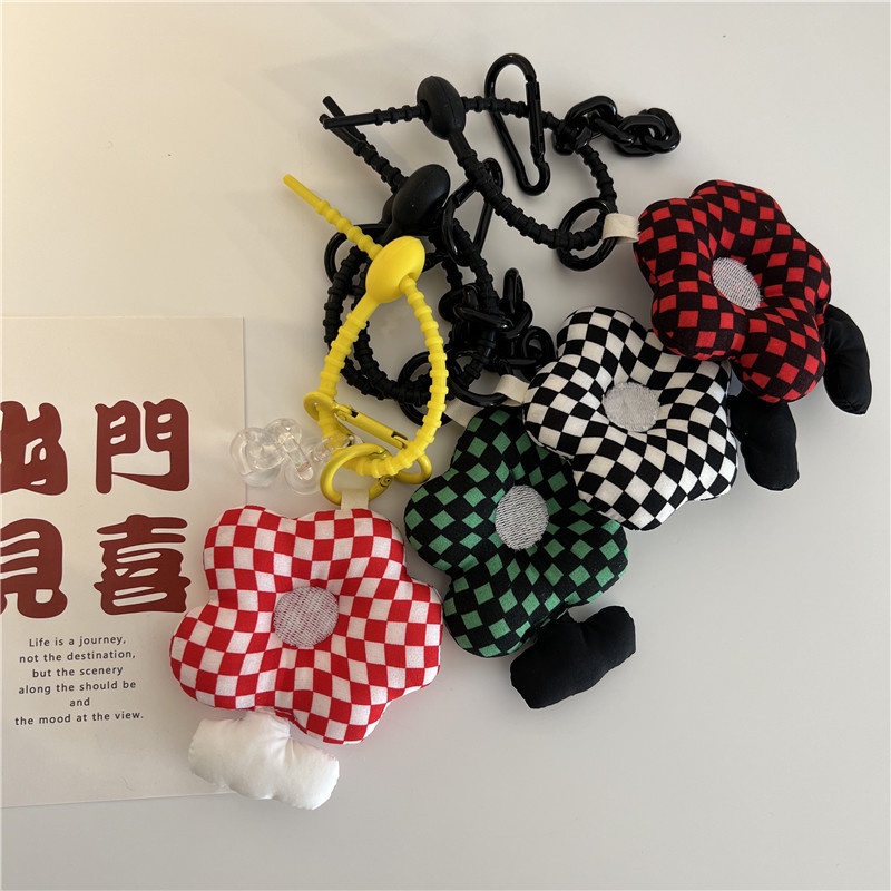 Móc chìa khóa hình hoạt hình đáng yêu bông hoa dễ thương