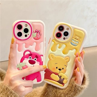 Ốp hoạt hình Gấu Dâu , Doremon  , Pooh siêu dễ thương