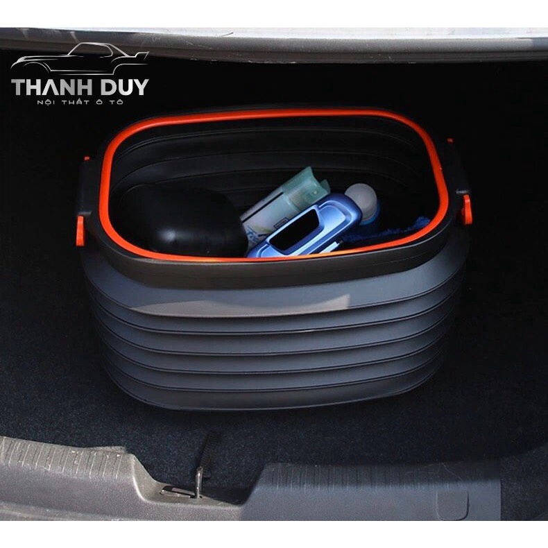 Thùng Đựng Đồ Co Giãn Trên Xe Hơi, Dung tích 40L khả năng lưu trữ lên đến 10kg