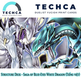 Bài In Tiếng Việt - Bộ bài Yugioh - Structure Deck - Saga of Blue-Eyes White Dragon