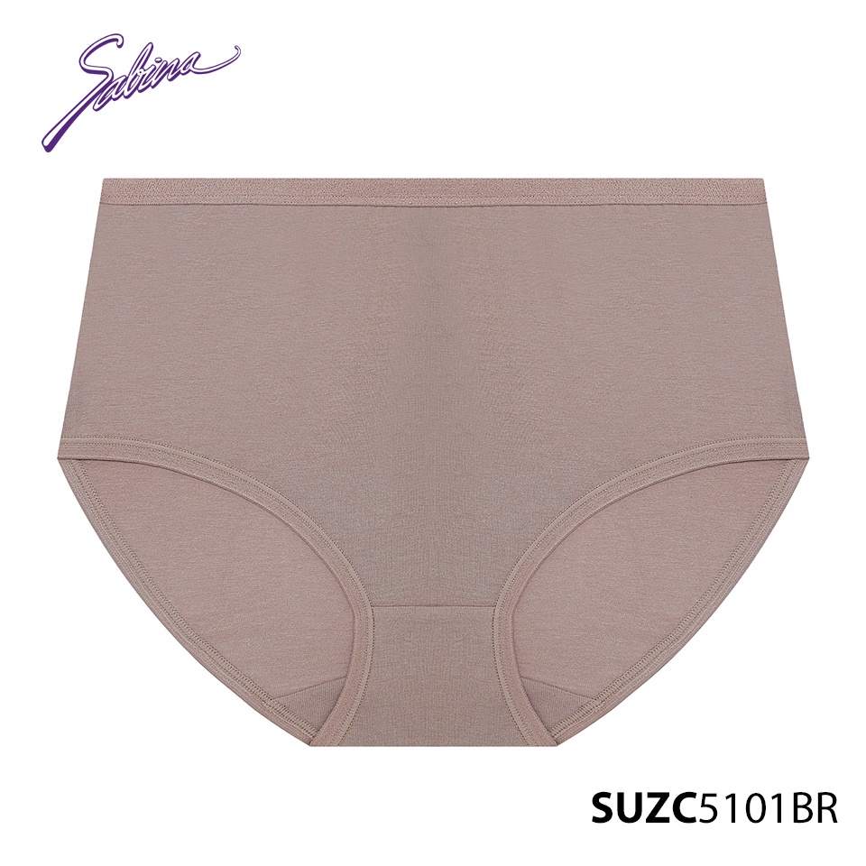 Quần Lót Lưng Cao Cạp Cao Cotton cao cấp Vừa Màu Trơn Panty Zone By Sabina SUZC5101