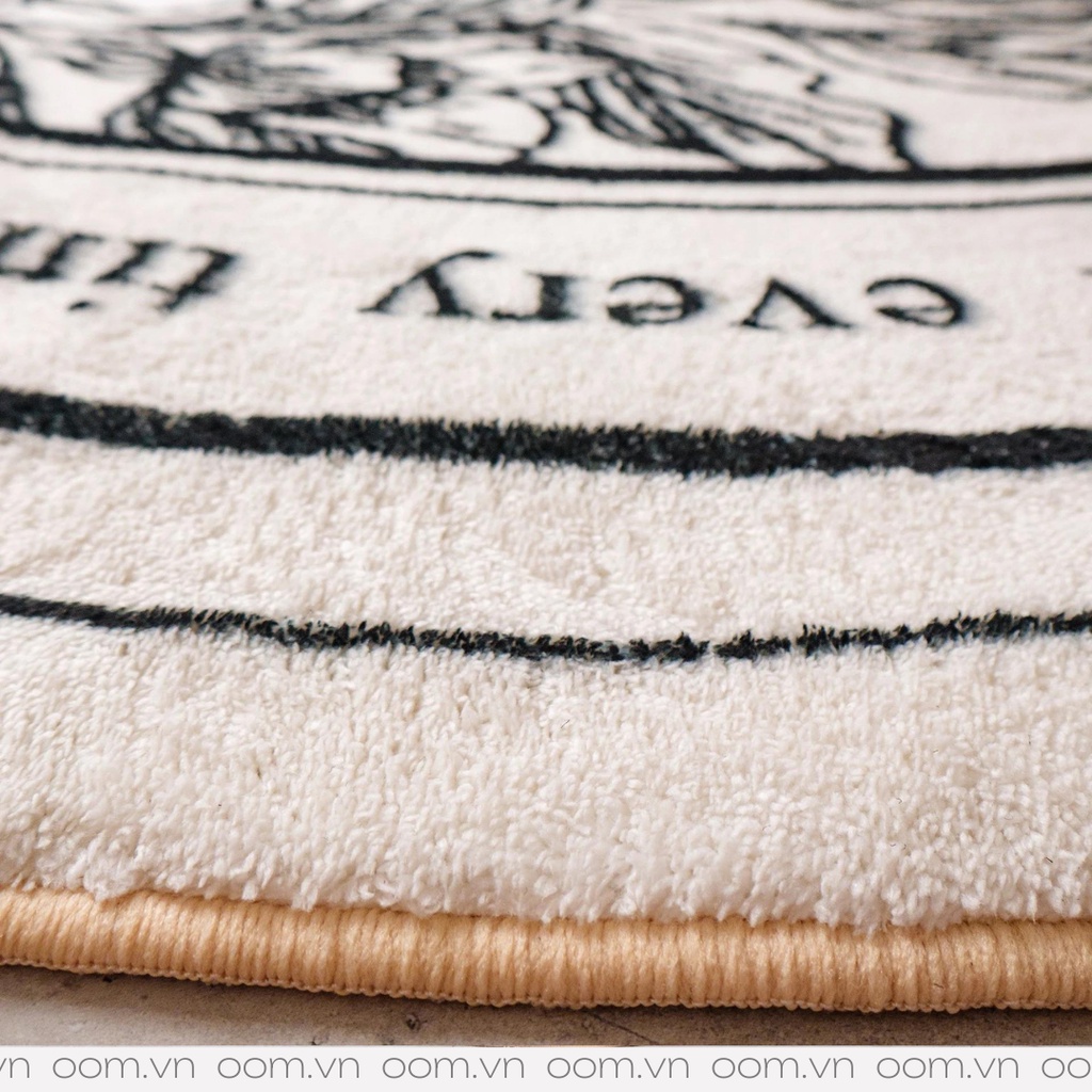 THẢM TRÒN TRANG TRÍ FLORAL