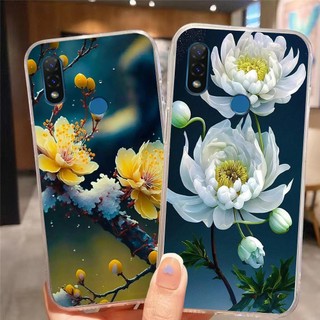 Ốp lưng vsmart Star 3 / vsmart Star 4 in nhám hình hoa cỏ