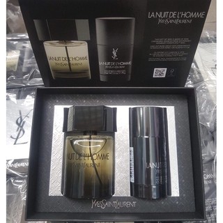 Set nước hoa ysl la nuit de l’homme edt 100ml + lăn khử mùi 75g