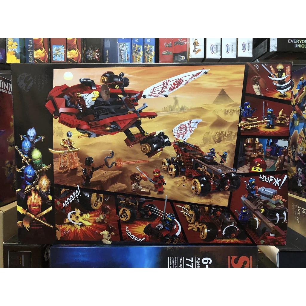 Xếp Hình Ninjago Cỗ Xe Tanks Sa Mạc Zimo 4021