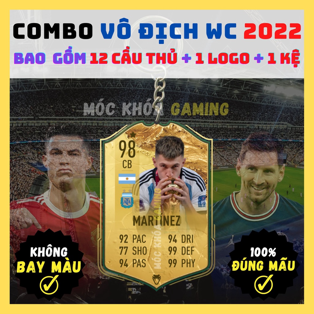 Móc Khóa Nhà Vô Địch WC 2022