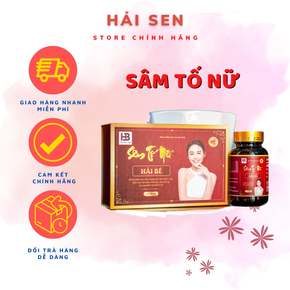 Sâm Tố Nữ Hải Bé Loại 60 viên một lọ