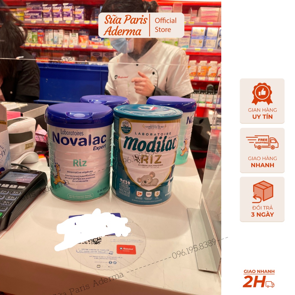Sữa gạo Modilac Expert Riz cho bé dị ứng đạm sữa bò Pháp 800gr_