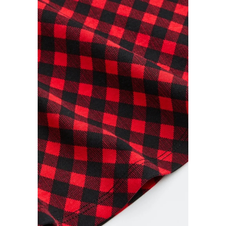 Chân váy caro đỏ HM H&M_hàng chính hãng authentic UK US