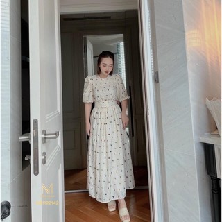 váy đầm hoa dài siêu hot kh