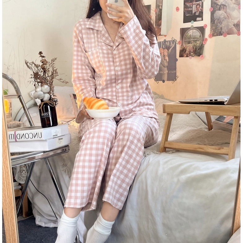 Bộ Ngủ / Mặc Nhà Pyjama Dài Taobao Order Kèm ẢNH THẬT