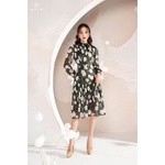 Vải Tơ Óng Hoa Trắng