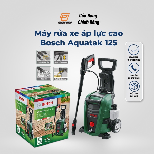 Máy phun xịt rửa xe BOSCH AQT 125