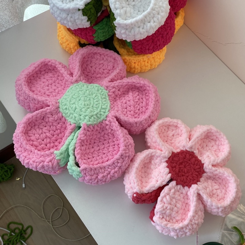 Flower Bag Mini - Túi len móc hình bông hoa nhỏ cho em bé