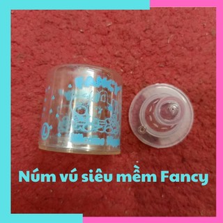 Núm vú siêu mềm cho bé núm vú cổ hẹp Fancy núm vú ly có đủ size M L cho bé
