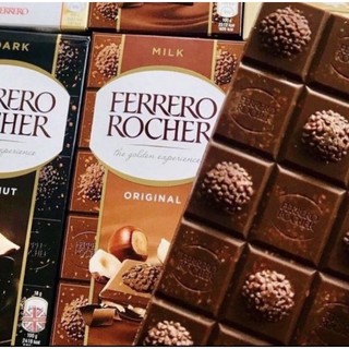 Socola Ferrero Rocher thanh 90g( 4loại)