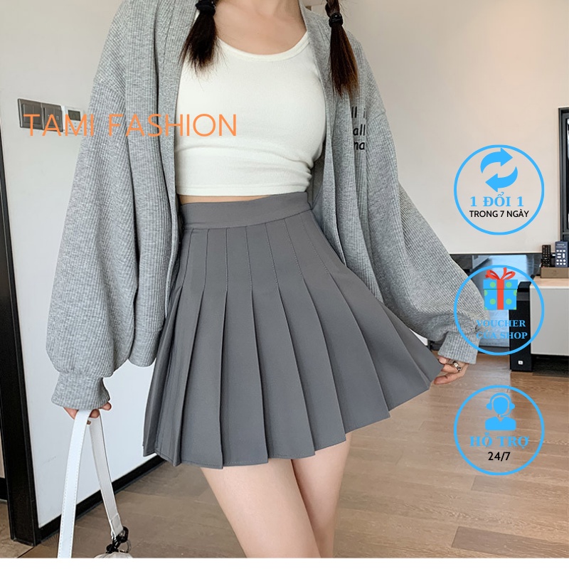 Chân Váy Tennis Xếp Ly BIG SIZE Lưng Cao Dáng A Có Lót Trong Co Dãn, Váy Ngắn Nữ Bassic Xếp Li Dày Dặn Form Đẹp