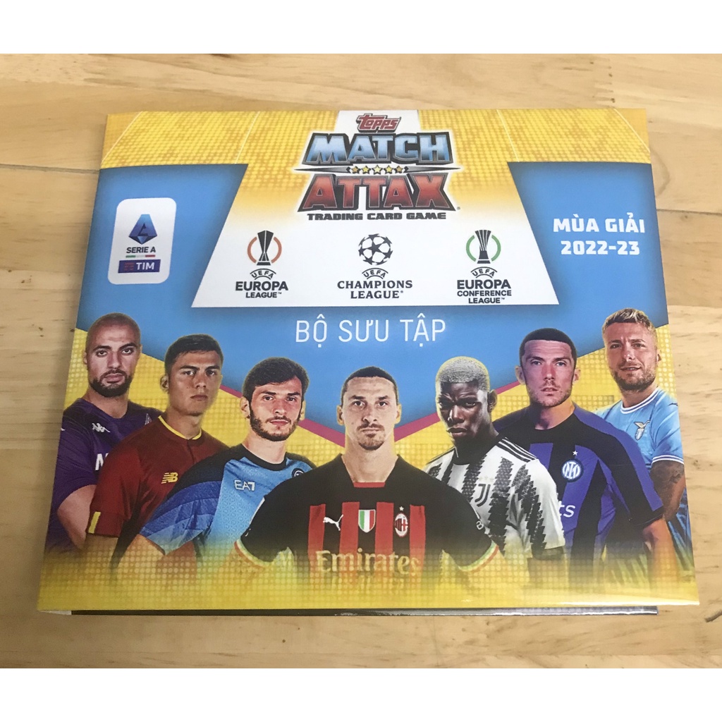 MỚI - BST Thẻ in Match Attax Serie A TIM 22/23 phiên bản Việt hoá