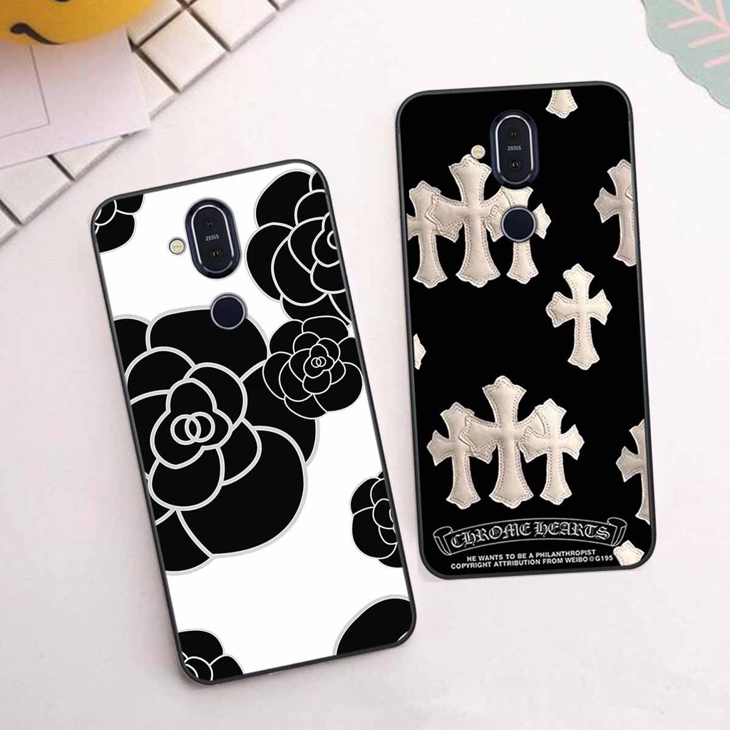 Ốp Nokia NOKIA 7.1 / 7.1 Plus / X5 / X6 Họa Tiết Đen Trắng