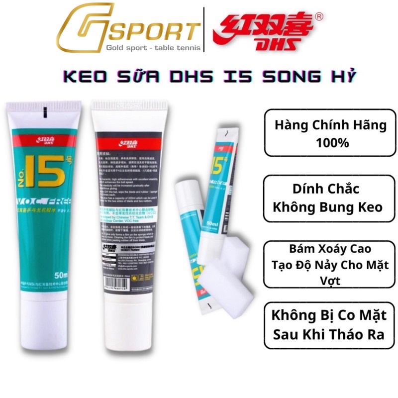 Keo dán Vợt bóng bàn DHS I5