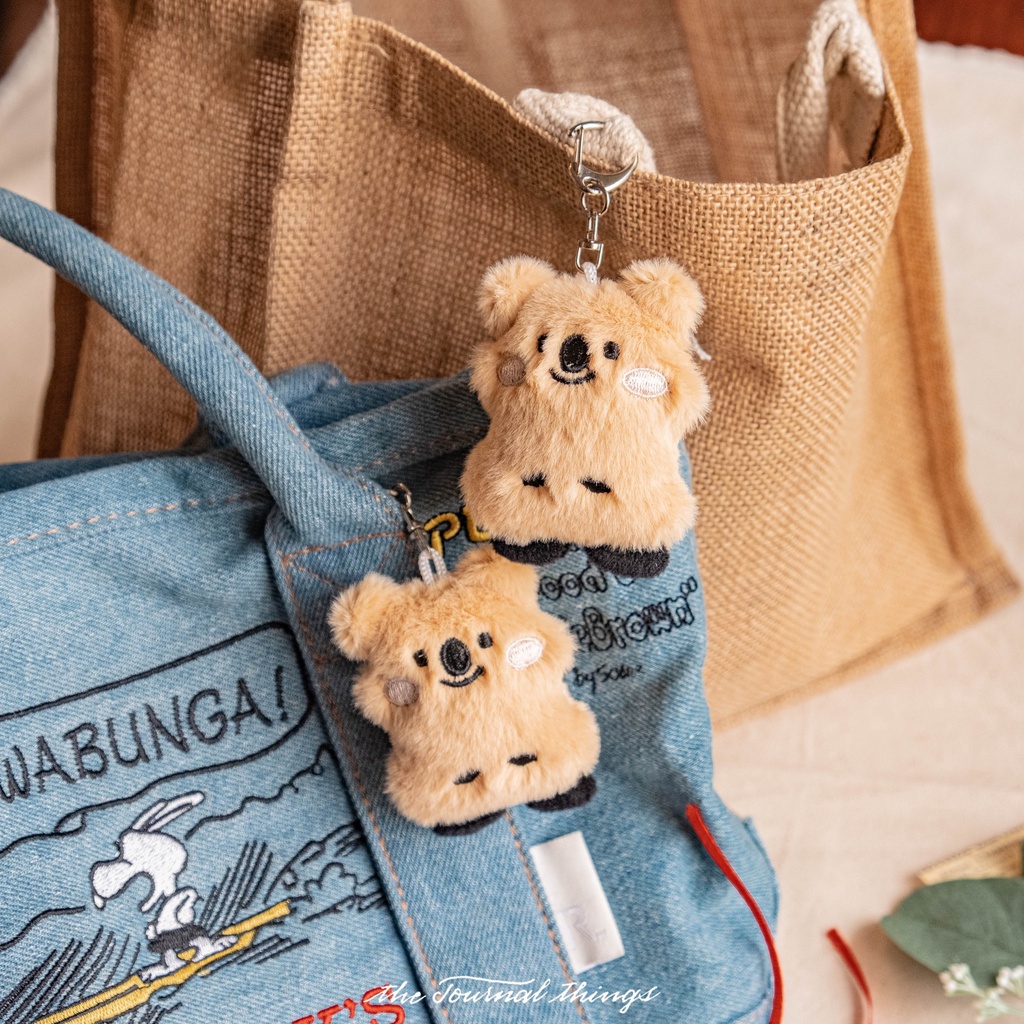 Móc Khóa Bông Đôi Ghibli, Gấu, Tặng Người Yêu, Bạn Bè, Người Thân