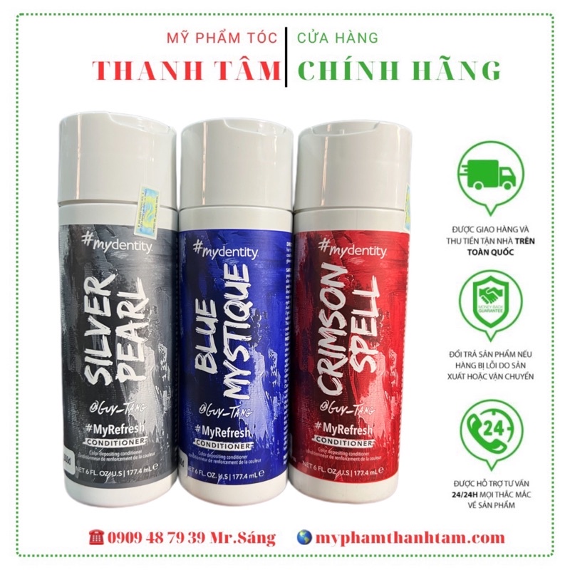 ☘️ Dầu xả làm mới màu, bảo vệ màu nhuộm MyRefresh Color Depositing Conditioners Mydentity 237ml