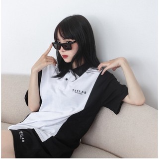 Áo Polo Teelab Trắng Bassic