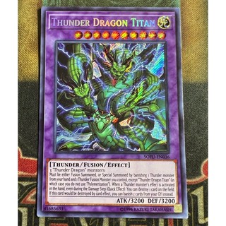 Bài Yugioh - Thunder Dragon Titan (Secret Rare/ Ultra Rare)