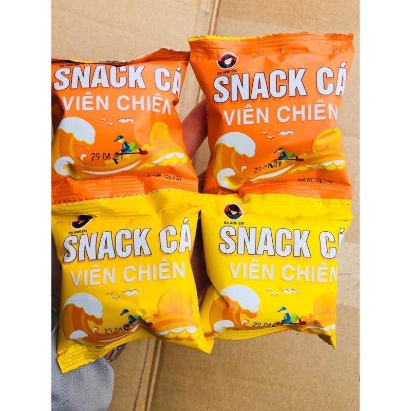 1 GÓI  SNACK CÁ VIÊN CHIÊN thơm ngon giòn tan