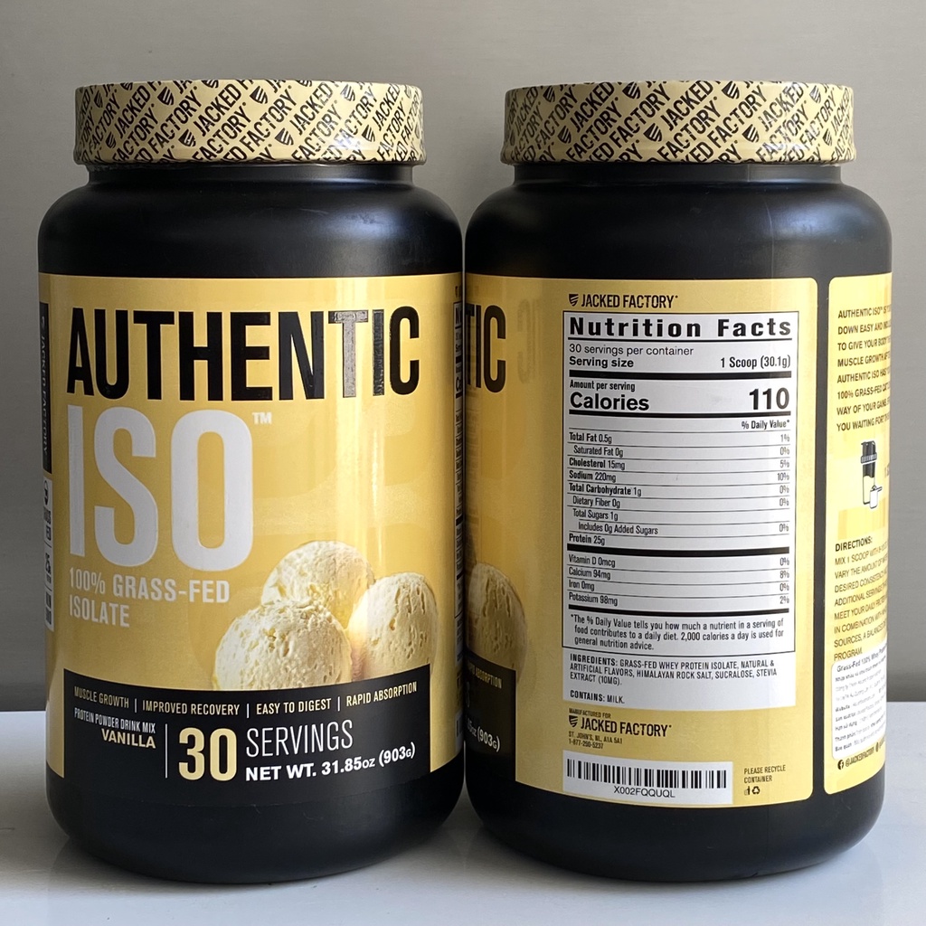 Whey protein tốt nhất cho nam tạp chí Barbend bình chọn : Authentic Iso Jacked Factory